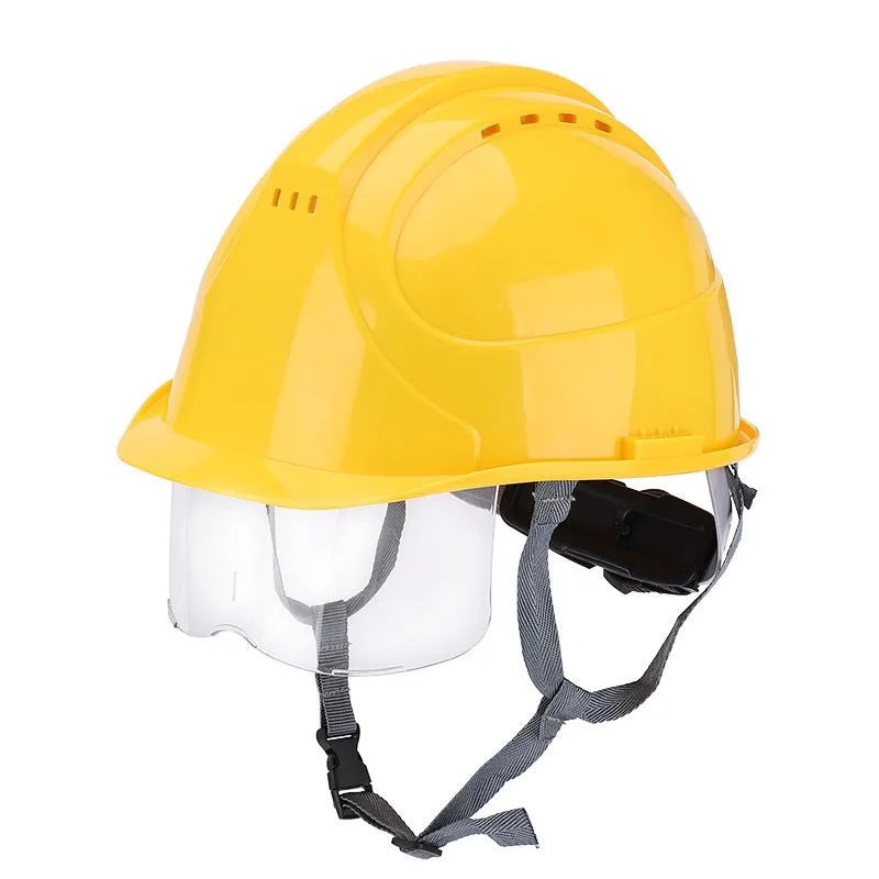 Herramientas - protección para trabajadores de la construcción - casco, gorra, gafas de seguridad - casco de alta visibilidad
