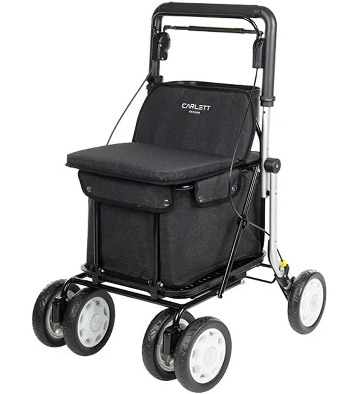 Carro compra 4 ruedas y asiento con respaldo volcano txt