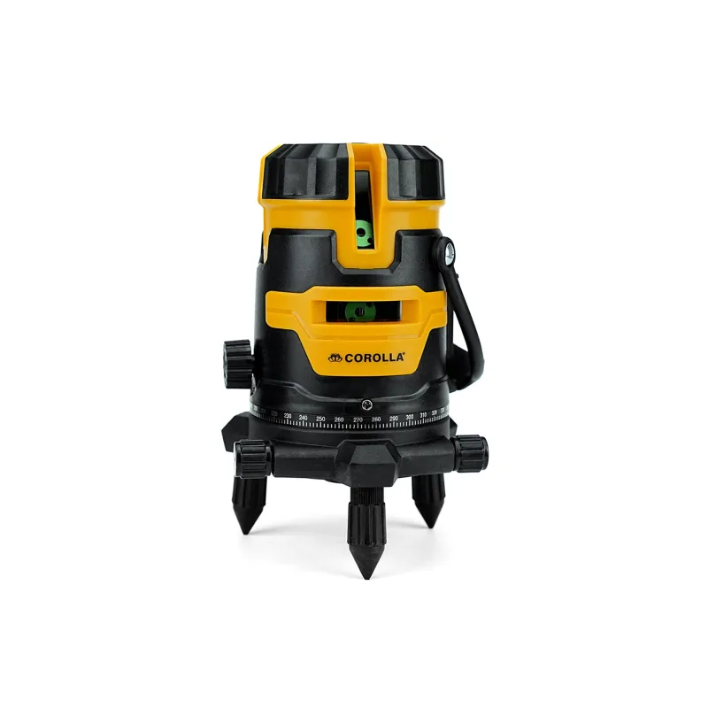 Nivel infrarrojo de cinco líneas, nivelación automática, luz verde ultrabrillante, nivel de alta precisión.