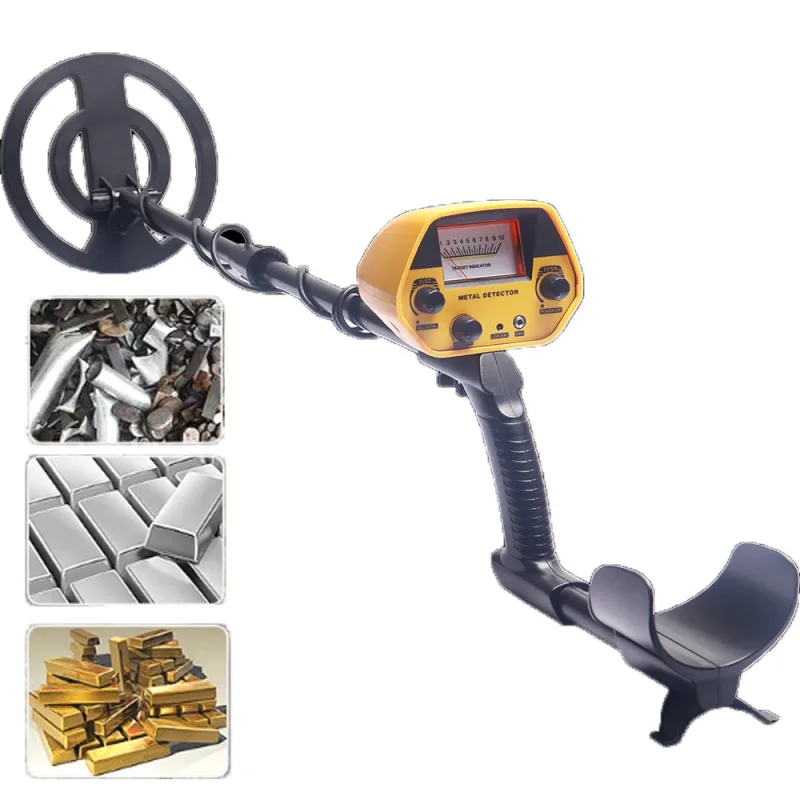 Instrumento de detección metálica subterráneo gtx5030h, instrumento para búsqueda de tesoros, detecta oro, monedas y cobre (amarillo)-beaface