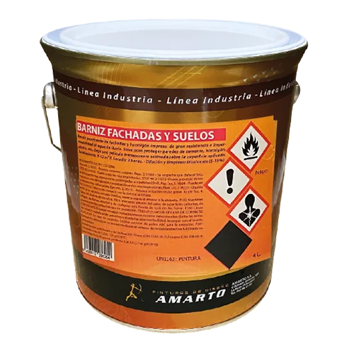 Barniz sintético penetrante piedra interior y exterior disolvente brillante incoloro lavable 15 l