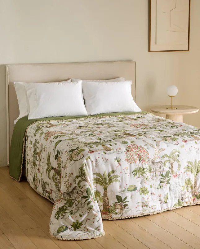 El Corte Inglés - Edredón lino y viscosa Masai.