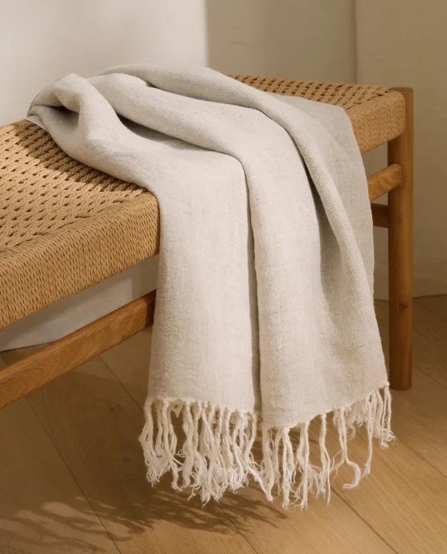 El Corte Inglés - Manta decorativa lino Penda.