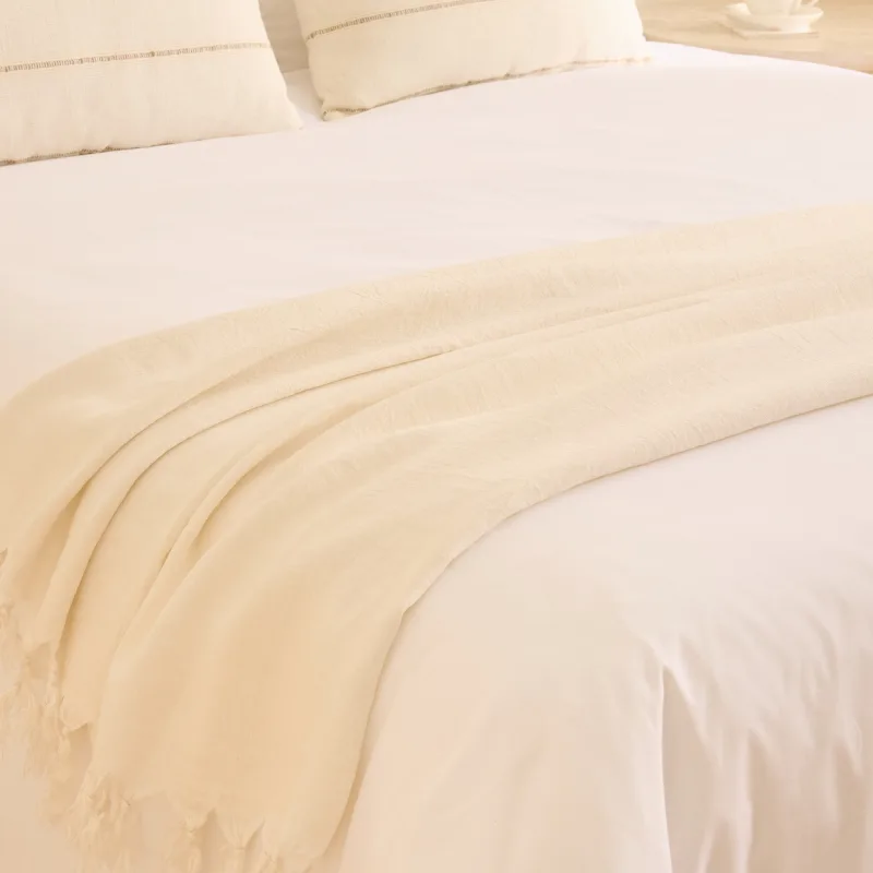 El Corte Inglés - Manta decorativa lino Penda.