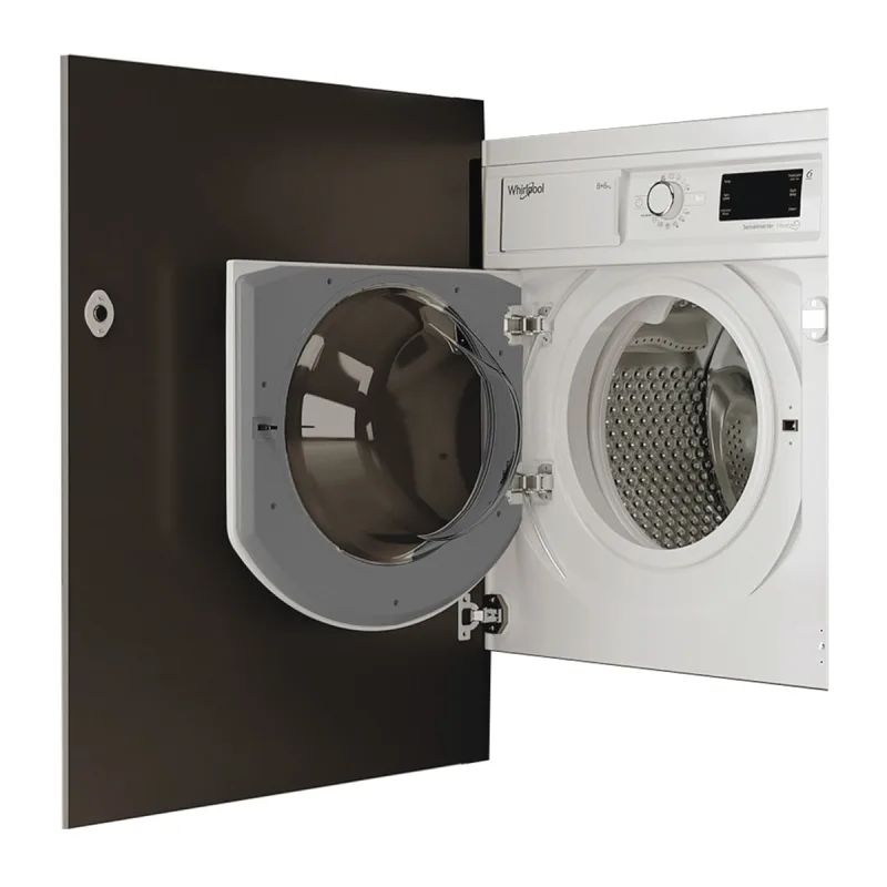 Whirlpool - Lavadora integrable Whirlpool 8 kg / 1.400 rpm, Motor Sense Inverter - BIWMWG81485EEU.