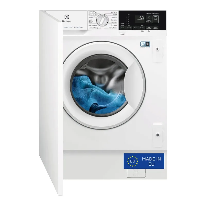Electrolux - Lavadora secadora integrable Electrolux 8 kg / 1.600 rpm - EN7W4862OF.