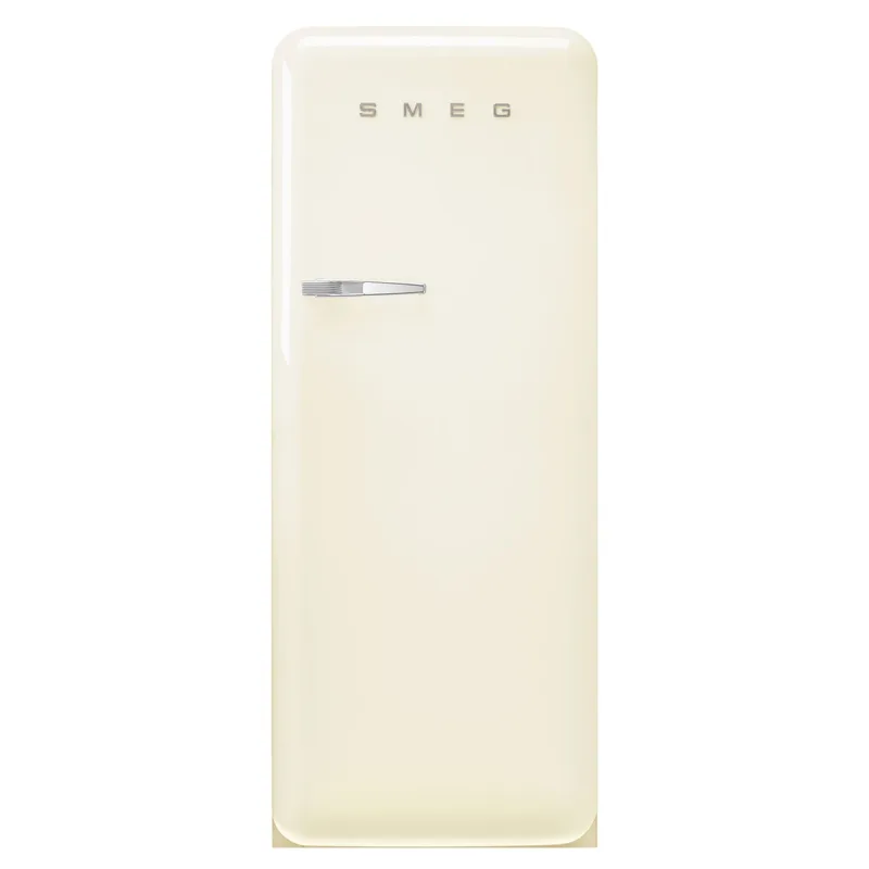 Smeg - Frigorífico 1 puerta Smeg, Compresor Inverter, 270 litros, Crema, apertura a la derecha - FAB28RCR6.