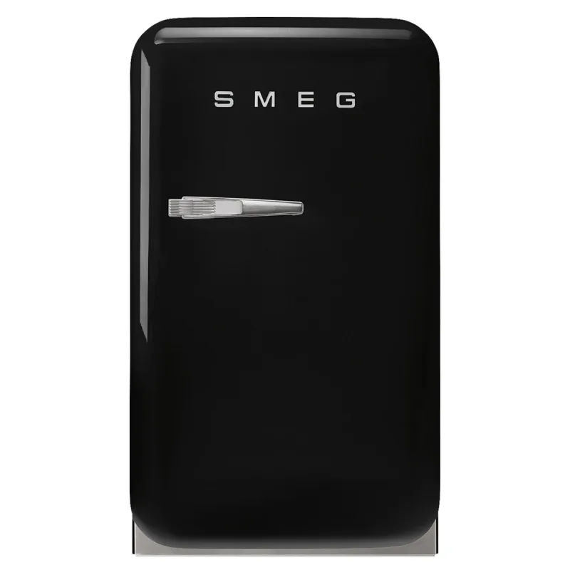Smeg - Frigorífico 1 puerta Smeg, 34 litros, Frío estático, Rojo, apertura a la izquierda - FAB5LRD6.