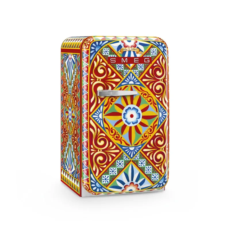 Smeg - Frigorífico 1 puerta Smeg, 34 litros, Frío estático, Rosa, apertura a la izquierda - FAB5LPK6.