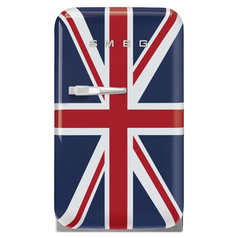 Smeg - Frigorífico 1 puerta Smeg, 34 litros, Frío estático, Naranja, apertura a la izquierda - FAB5LOR6.