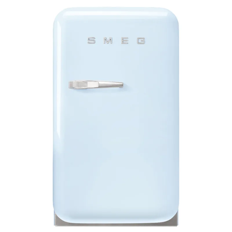 Smeg - Frigorífico 1 puerta Smeg, 34 litros, Frío estático, Azul, apertura a la izquierda - FAB5LPB6.