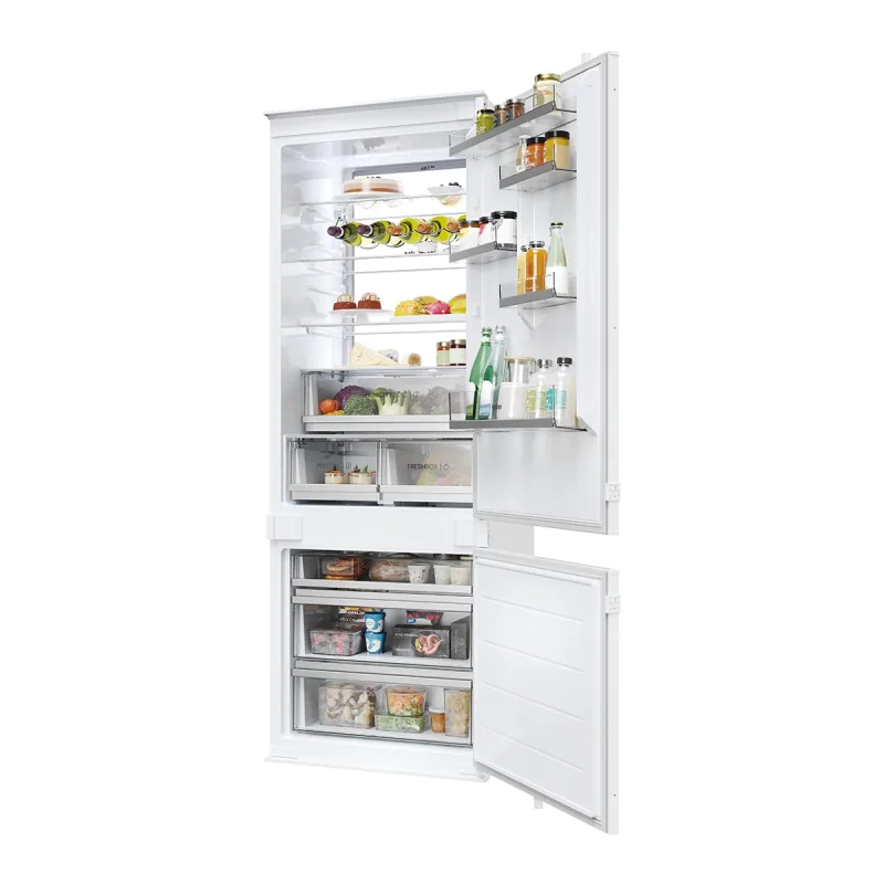 Haier - Frigorífico combi integrable Haier, Motor Inverter, función de enfriado e Iluminación Envolvente - HBW7719DT.