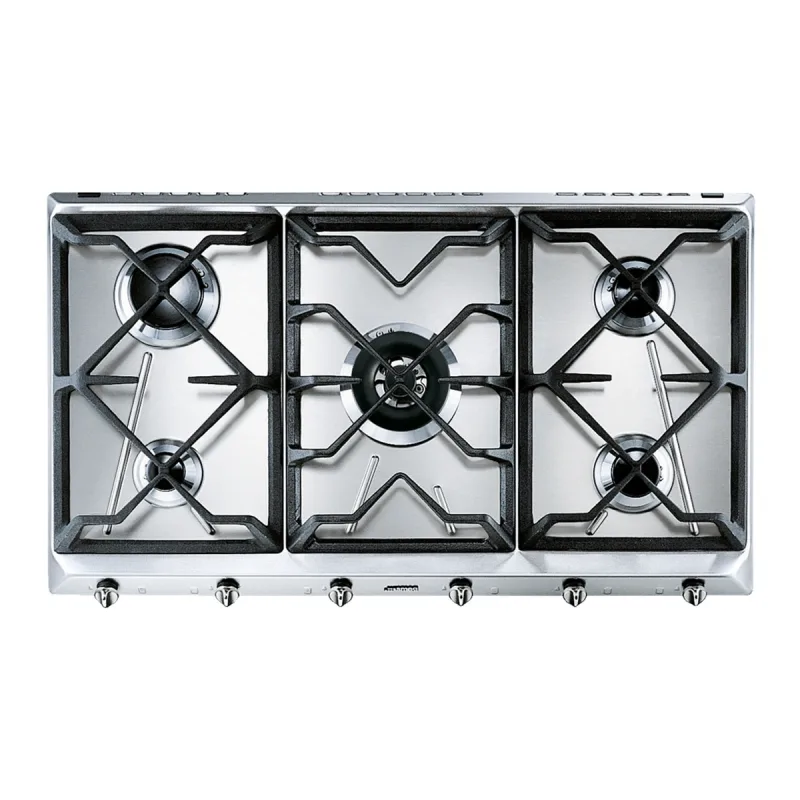 Smeg - Placa gas Smeg 5 quemadores - SRV596GH5.