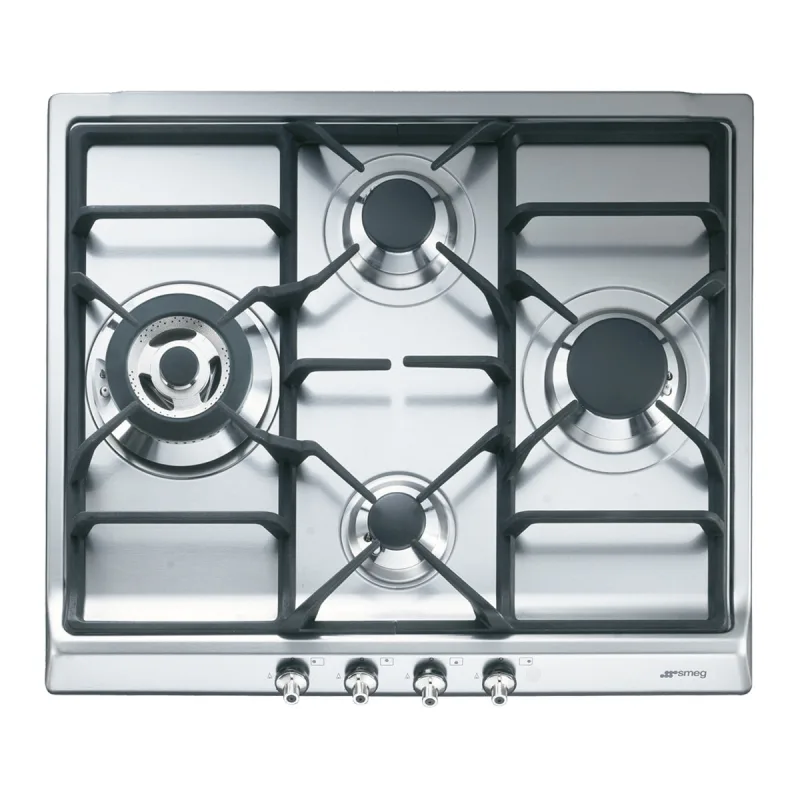 Smeg - Placa gas Smeg 4 quemadores - SER60SGH3.