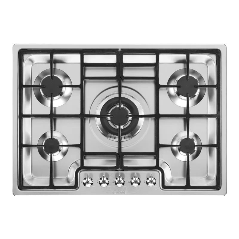 Smeg - Placa de gas Smeg PGF754 con 4 quemadores.