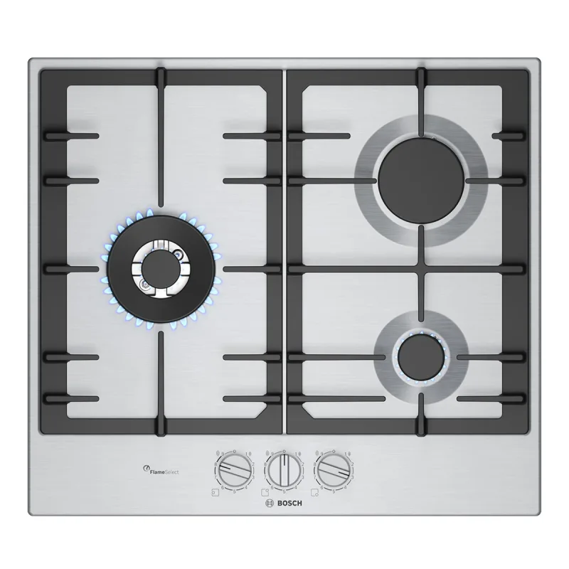 Bosch - Placa de gas Bosch Serie 6, FlameSelect, GasStop, PCC6A5I90.