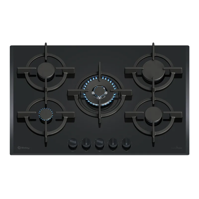 Balay - Placa de gas Balay, 75 cm, GasStop, Negro - 3ETG676RB.
