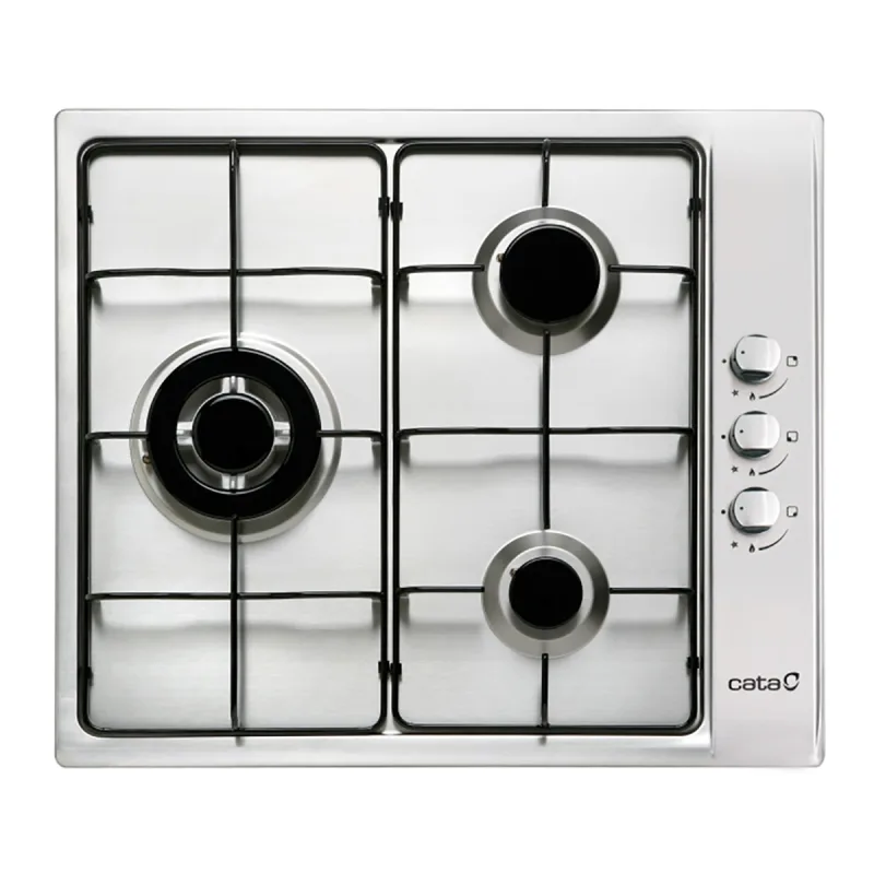 Cata - Placa gas Cata 3 quemadores - GI 6021 X.
