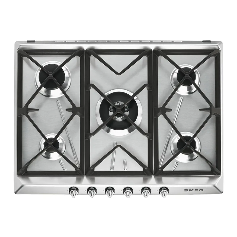 Smeg - Placa gas Smeg 5 quemadores - SR975XGH.