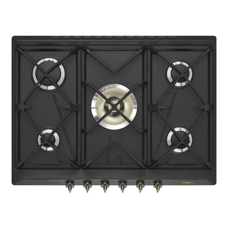Smeg - Placa gas Smeg 5 quemadores - SRV876AOGH.