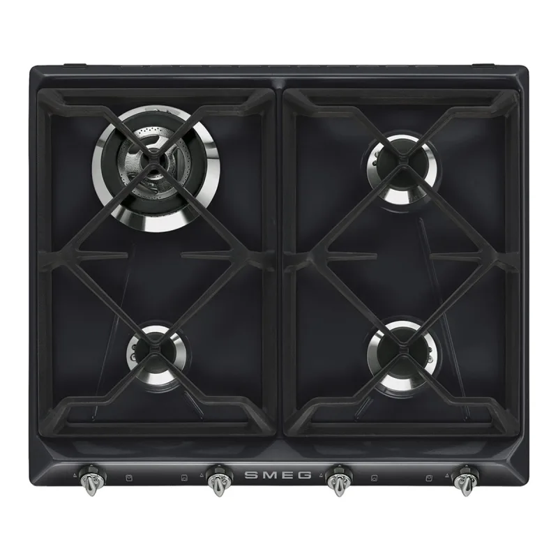 Smeg - Placa gas Smeg 4 quemadores - SR964NGH.