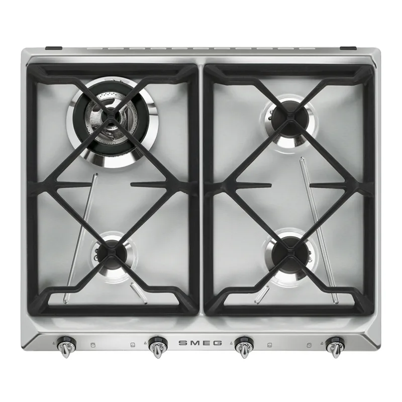 Smeg - Placa gas Smeg 4 quemadores - SR964XGH.