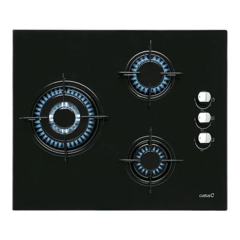 Cata - Placa gas Cata 3 quemadores - CIB6021BK.