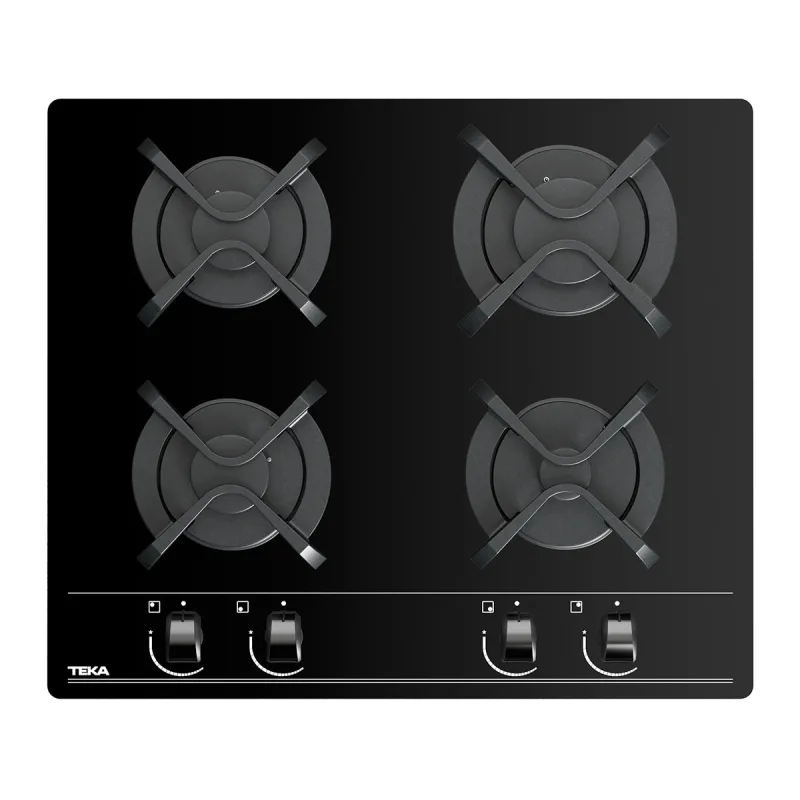 Teka - Placa gas Teka 4 quemadores - GBC 64000 XBN.