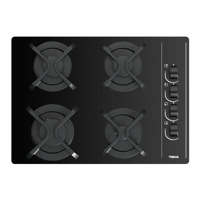 Teka - Placa gas Teka 4 quemadores - GBC64003 KBA BK.