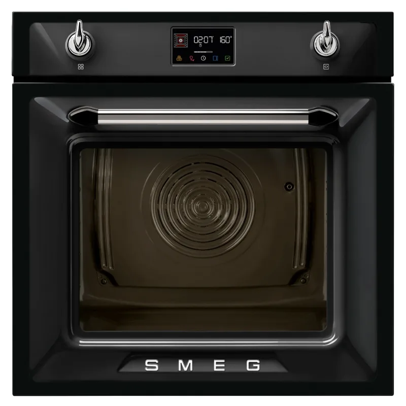Smeg - Horno multifunción Vapor Smeg Negro- SOP6902S2PN.