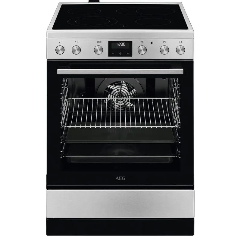 AEG - Cocina compacta AEG con placa vitrocerámica 4 zonas y horno multifunción - CCB6642CBM.