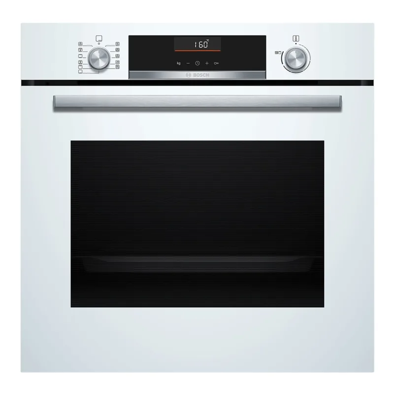 Bosch - Horno multifunción Bosch Serie 6, Asistente de limpieza con agua, Función AirFry, HBG536EW4.