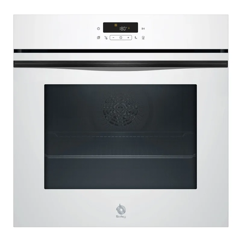 Balay - Horno con vapor pirolítico Balay, 60 cm, Serie Cristal, Blanco - 3HD5829B3.