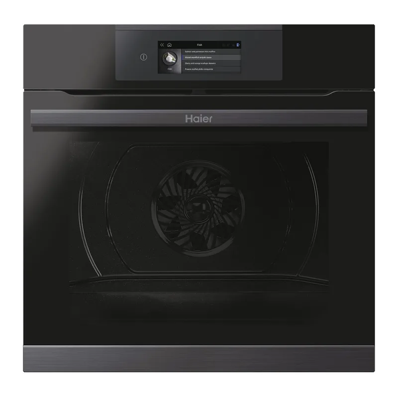 Haier - Horno multifunción Haier WIFI y limpieza por Aquálisis I-Touch Series 4- HWO60SM5T5BH.