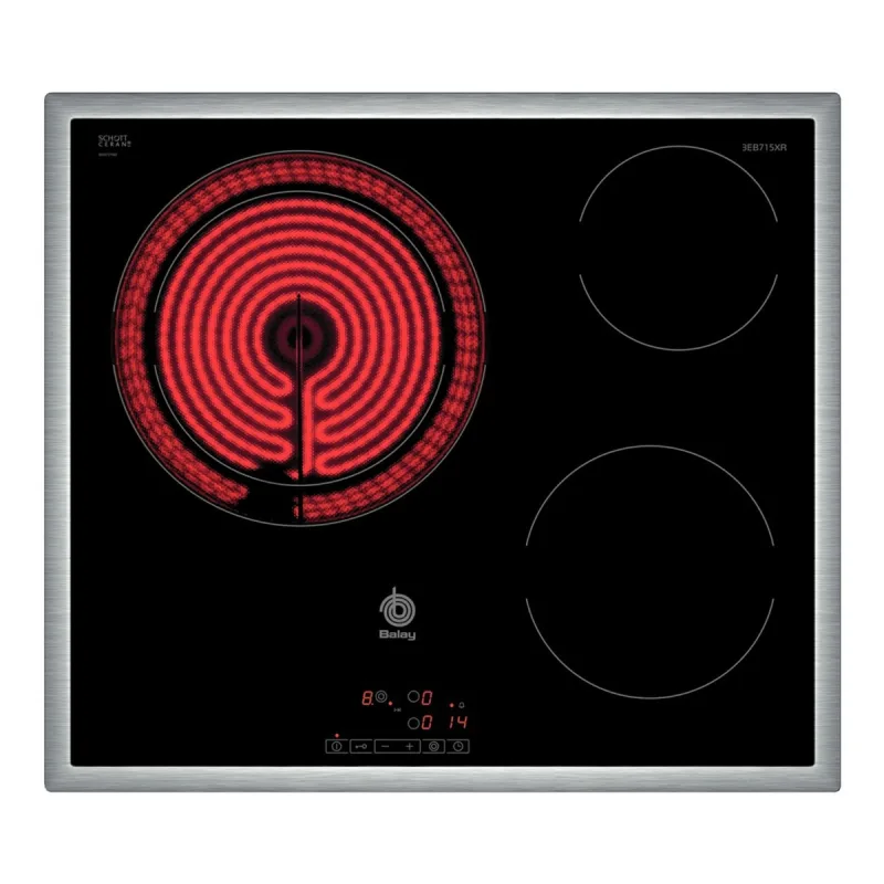 Balay - Placa vitrocerámica Balay 1 zona gigante de 28 cm - 3EB715XR.