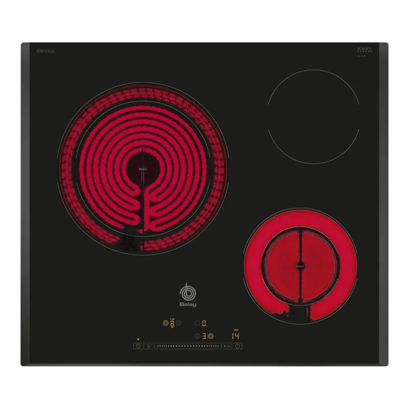 Balay - Placa vitrocerámica Balay 3 zonas de cocción - 3EB765LQ.