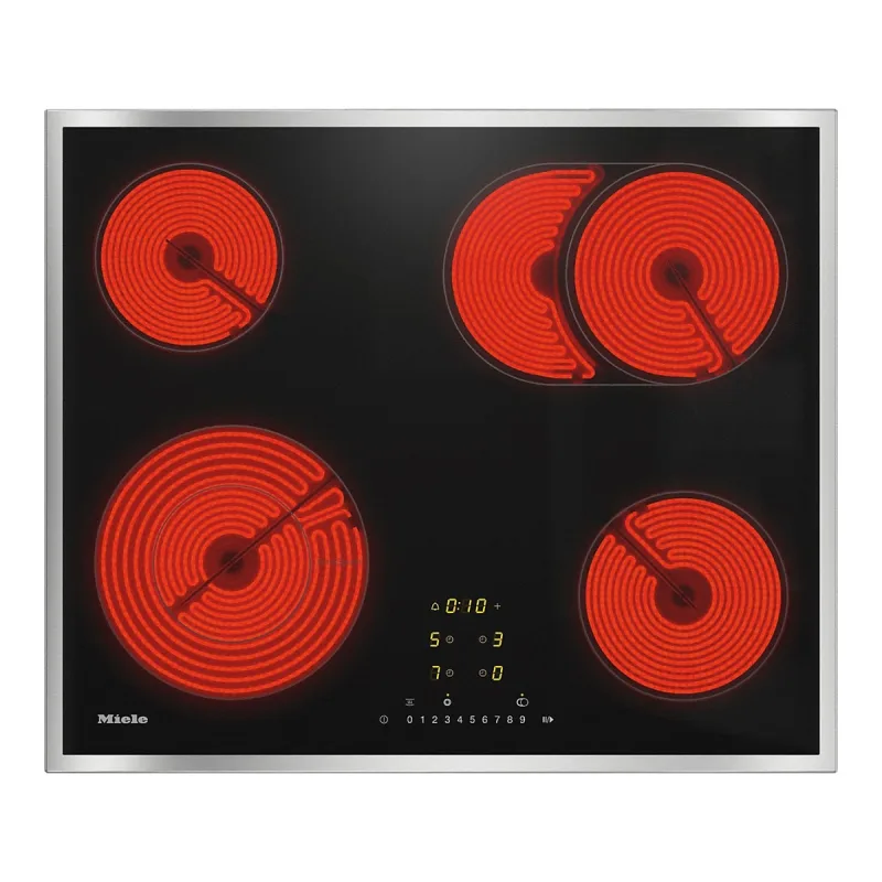 Miele - Placa vitrocerámica Miele con 4 zonas de cocción,ExtraSpeed - KM 6540 FR.