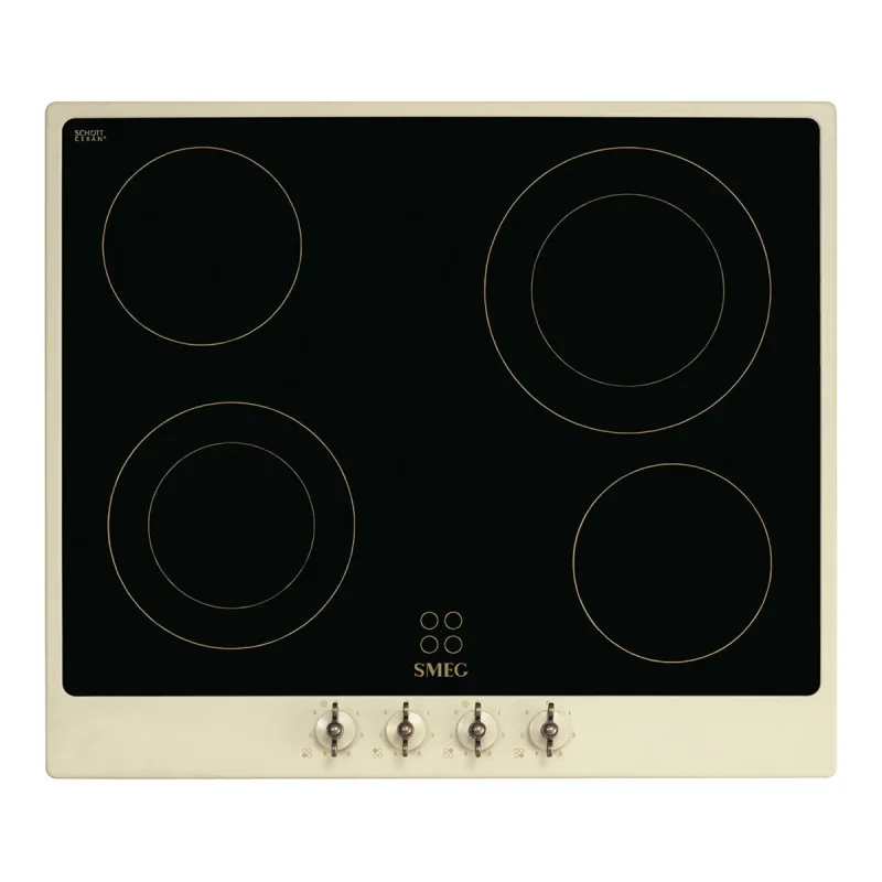 Smeg - Placa vitrocerámica Smeg 4 zonas de cocción - P864PO.