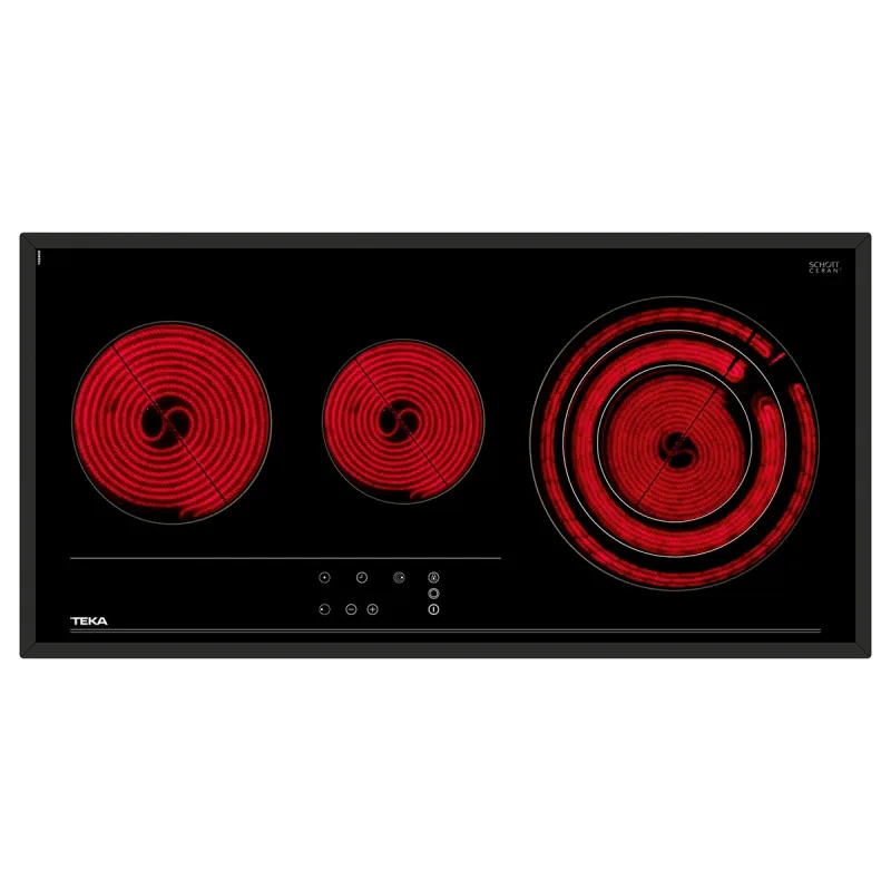 Teka - Placa de vitrocerámica Teka con 3 zonas con Touch Control - TRC 83631 TCS.
