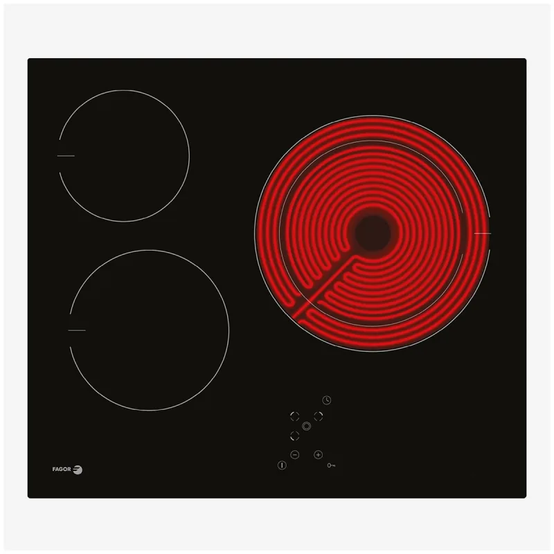 Fagor - Placa vitrocerámica Fagor zona doble - 3VFT-33AC.