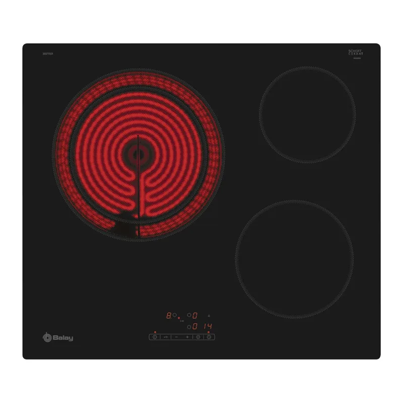 Balay - Placa vitrocerámica Balay zona gigante de 28 cm - 3EB715ER.