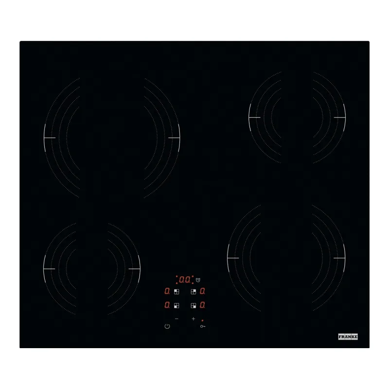 Franke - Placa vitrocerámica Franke 1080669349 con 4 zonas de cocción.