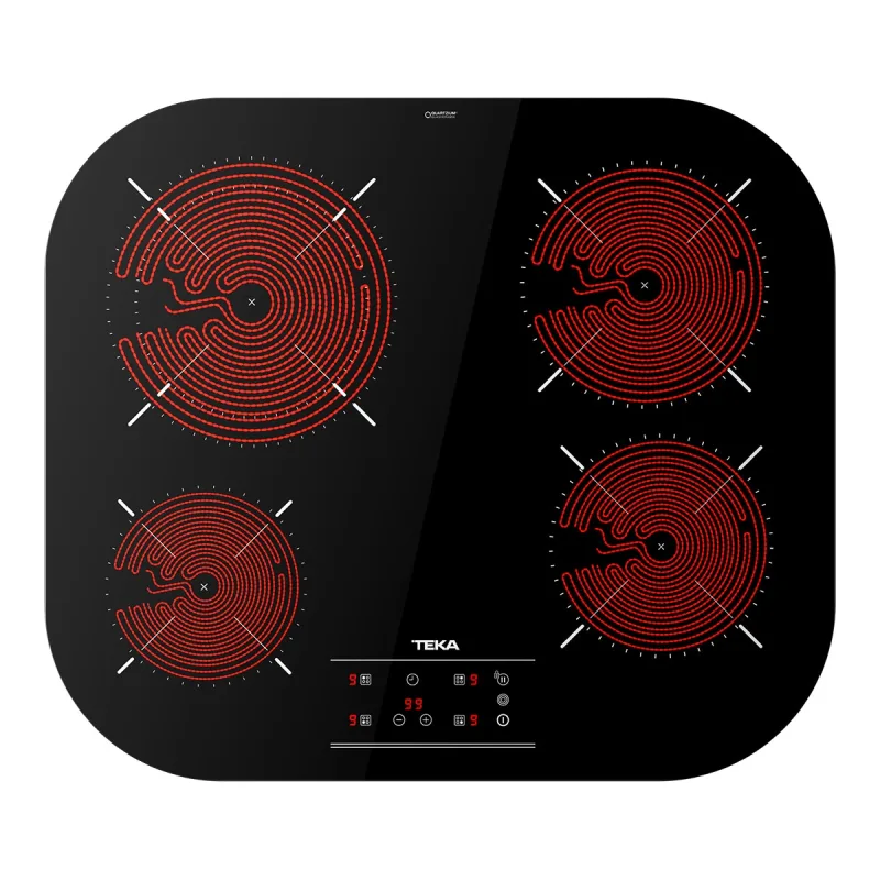 Teka - Placa vitrocerámica Teka con 4 zonas de cocción - TCC 64310 TTC.