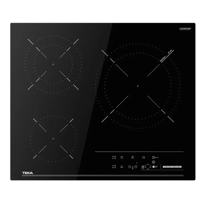 Teka - Placa vitrocerámica Teka con 3 zonas de cocción - 63620 TTC.
