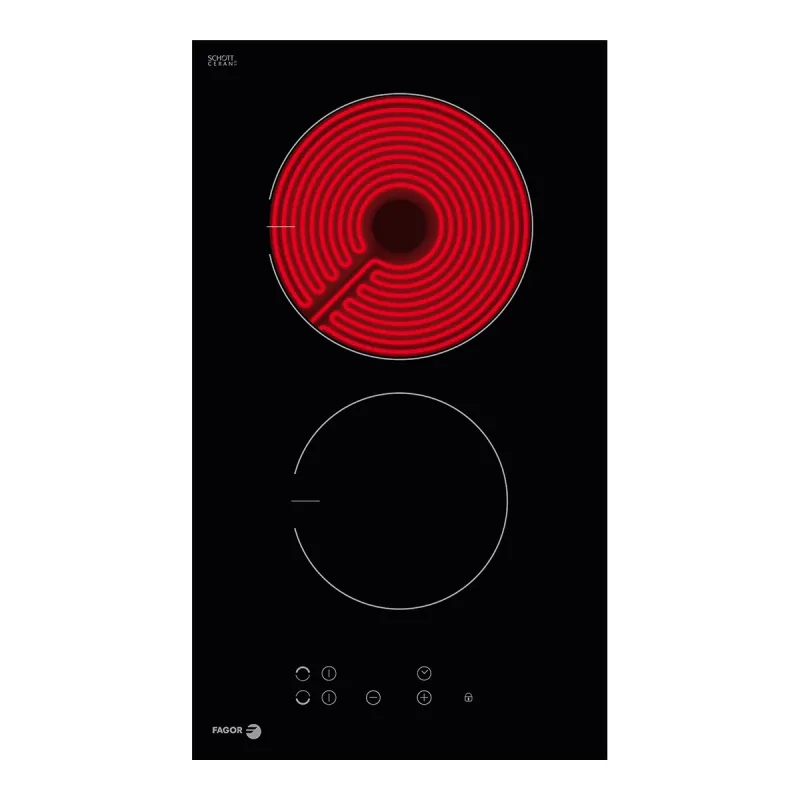 Fagor - Placa modular vitrocerámica Fagor 2 zonas de cocción - 3MFT-2AC.