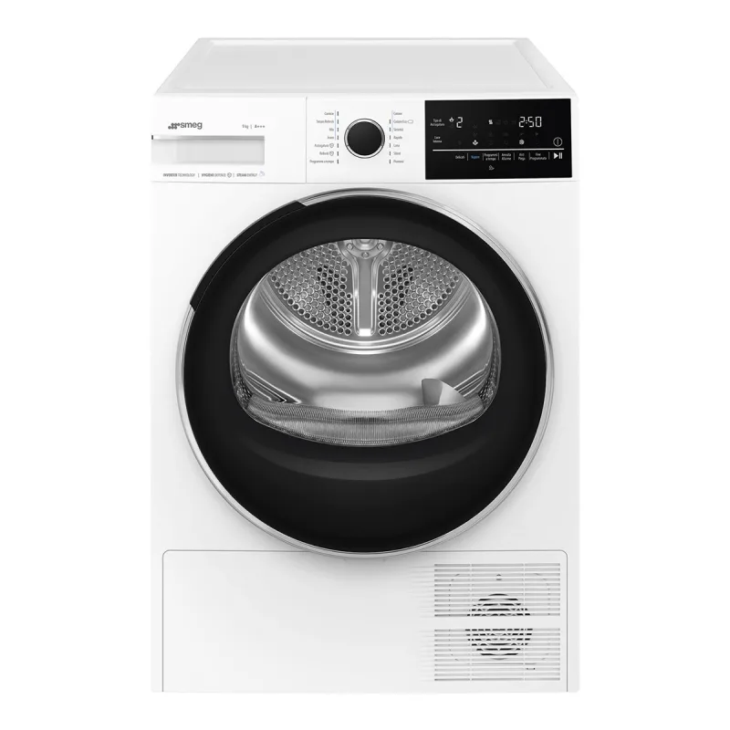 Smeg - Secadora Smeg 9 kg, Condensación, Bomba de calor - DNP93SLES.