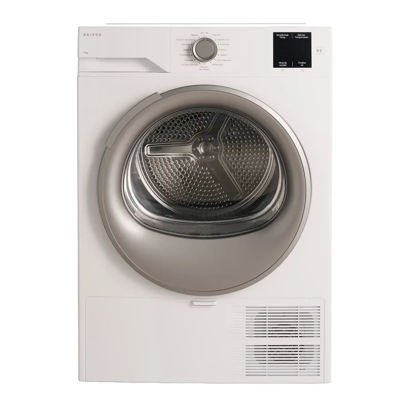 Saivod - Secadora Saivod 7 kg, Condensación, Bomba de calor, 15 programas - STE785BA. ..