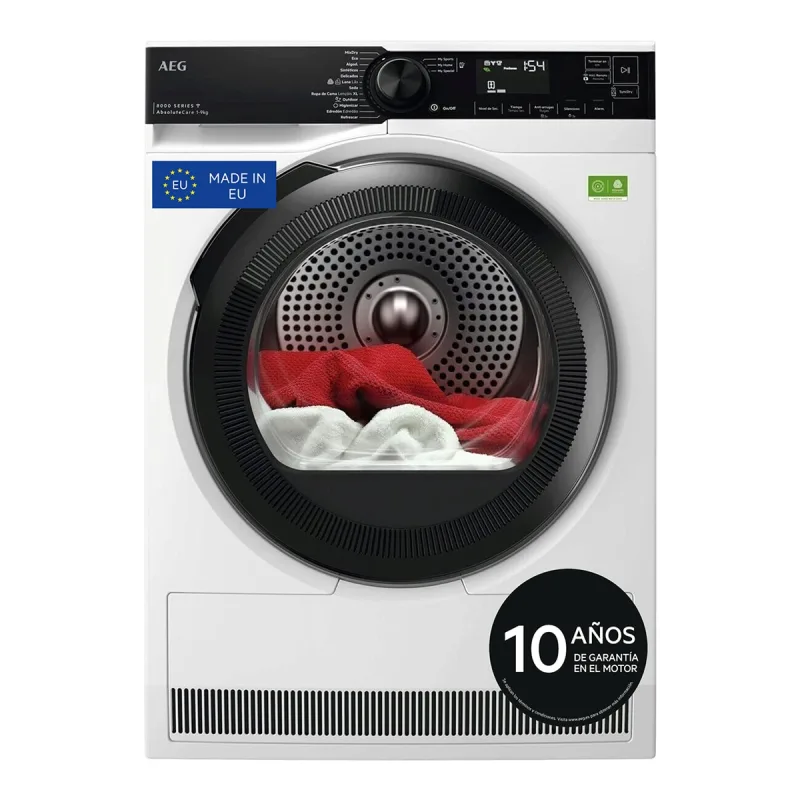 AEG - Secadora con Bomba de calor AEG 9 kg - TR839T4PBCP.