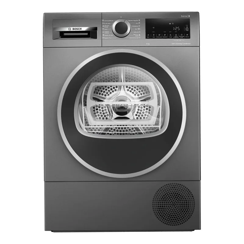 Bosch - Secadora Bosch 9 kg con bomba de calor , Serie 6, 9 kg - WQG245DRES.