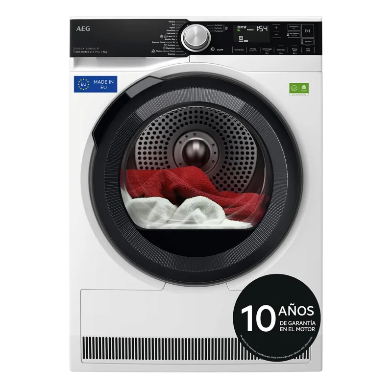 AEG - Secadora AEG 9 Kg, Bomba de Calor - TR959V6PBC.